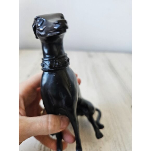 Greyhound statue dog puppy black unique - Picture 7 of 11